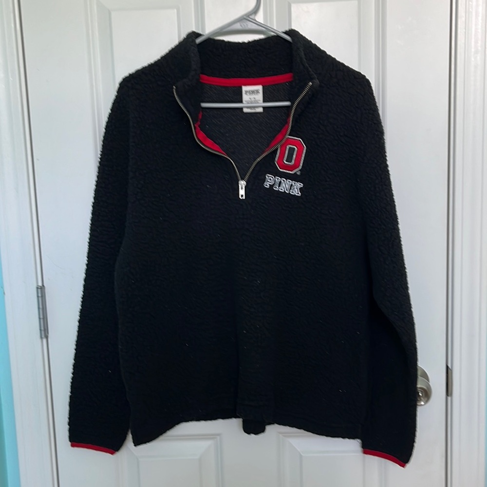 Pink Victoria’s Secret OSU Quarter Zip